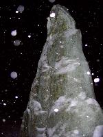 Verschneite Berge in Schirgiswalde