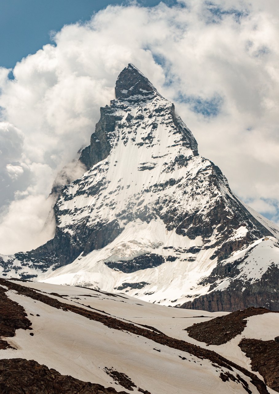 Matterhorn, Wallis, Switzerland. 2023 (manipulated)